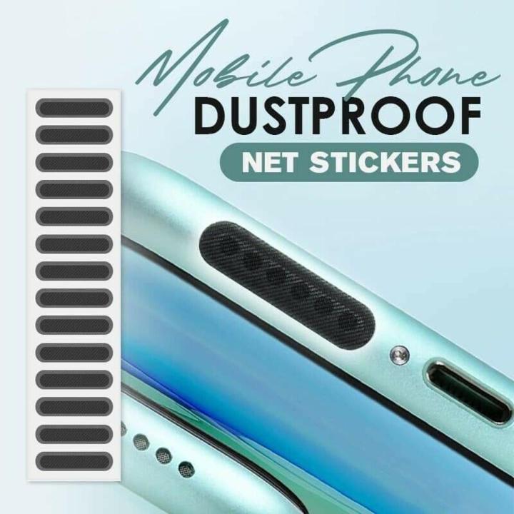 10 Pcs Anti-Dust Phone Speaker Mesh Stickers