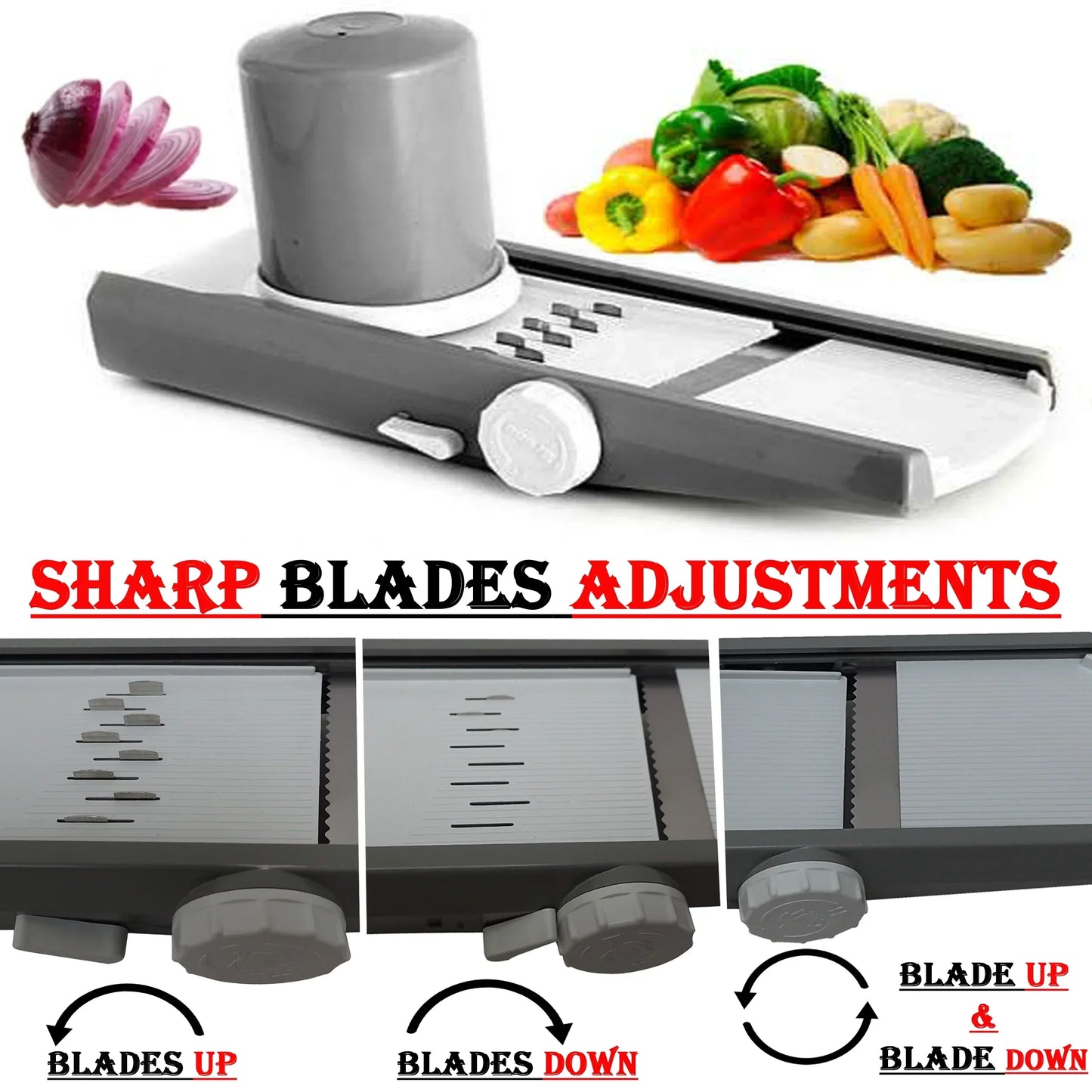 Vegetable Cutter/Slicer Multi Functional Box