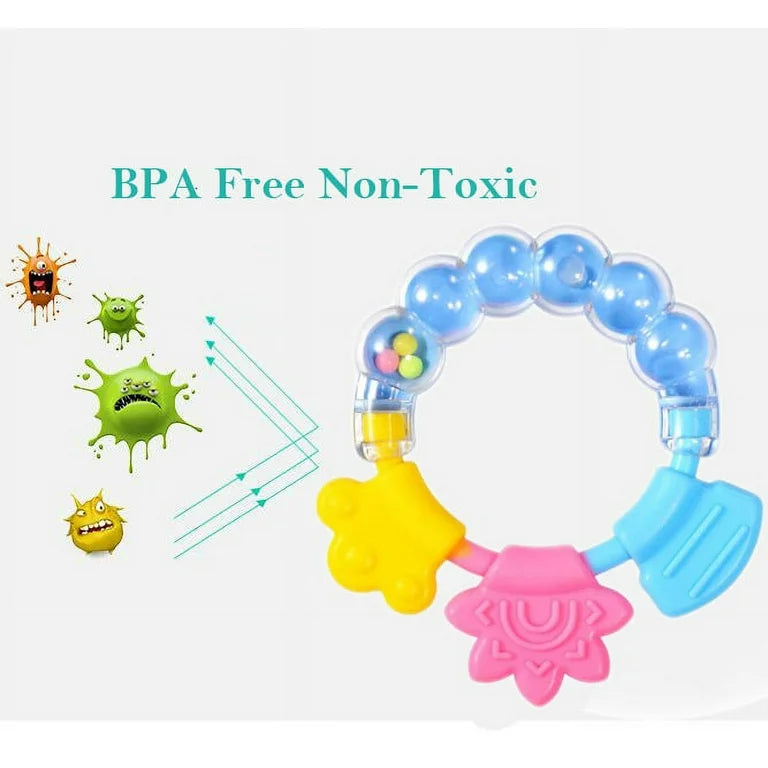 1 Pcs Round  Chewable Teether