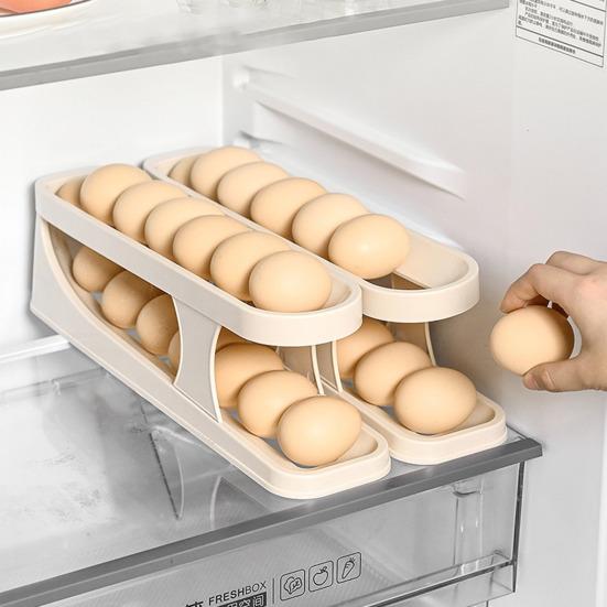 Automatic Rolling Egg Holder Tray