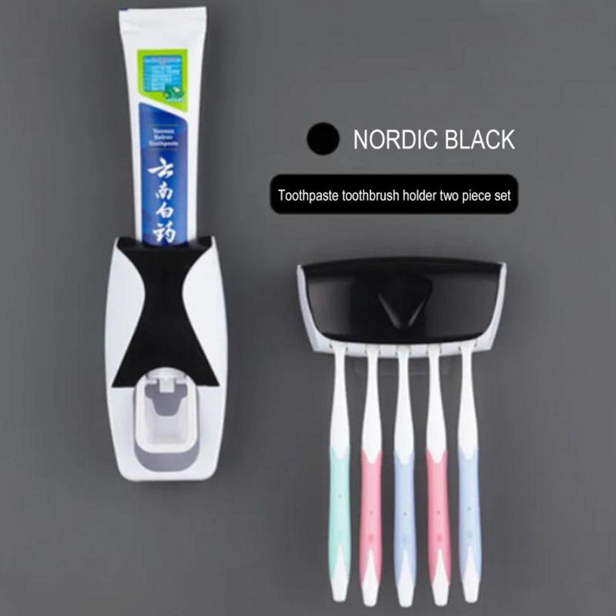 Toothpaste Push Black Dispenser