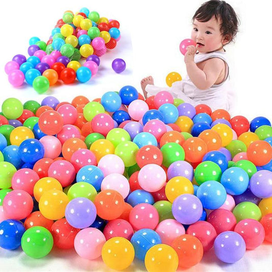 12 Soft Plastic Tent Balls Set For Kids