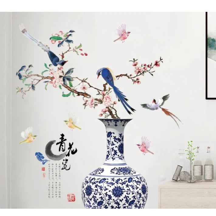 Stylish 3D Flower Wall Sticker