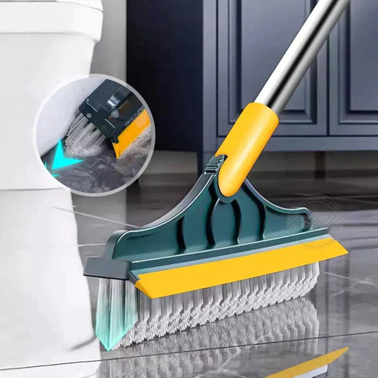 2-in-1 Long Handle Wiper Scrub Brush