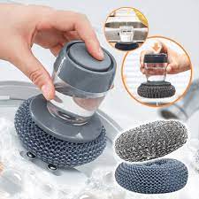 Gray Multi-Surface Scrub Brush