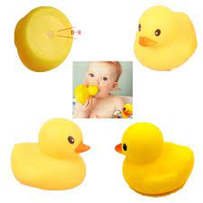 Pack of 6 Chu chu sound Ducks pure safe Rubber Material for Bathtubs