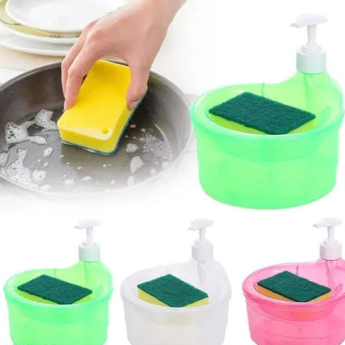 Cleaning Soap Dispenser With Sponge