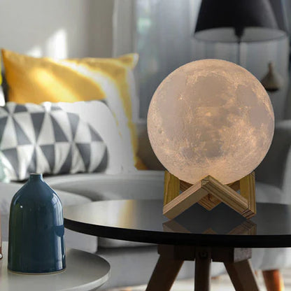 Realistic 3D Moon LED Light
