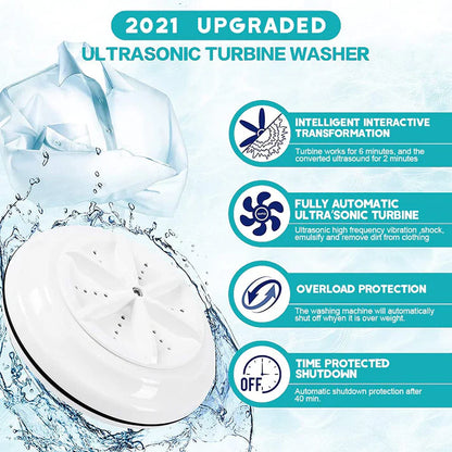 Personal Mini Ultrasonic Cleaner