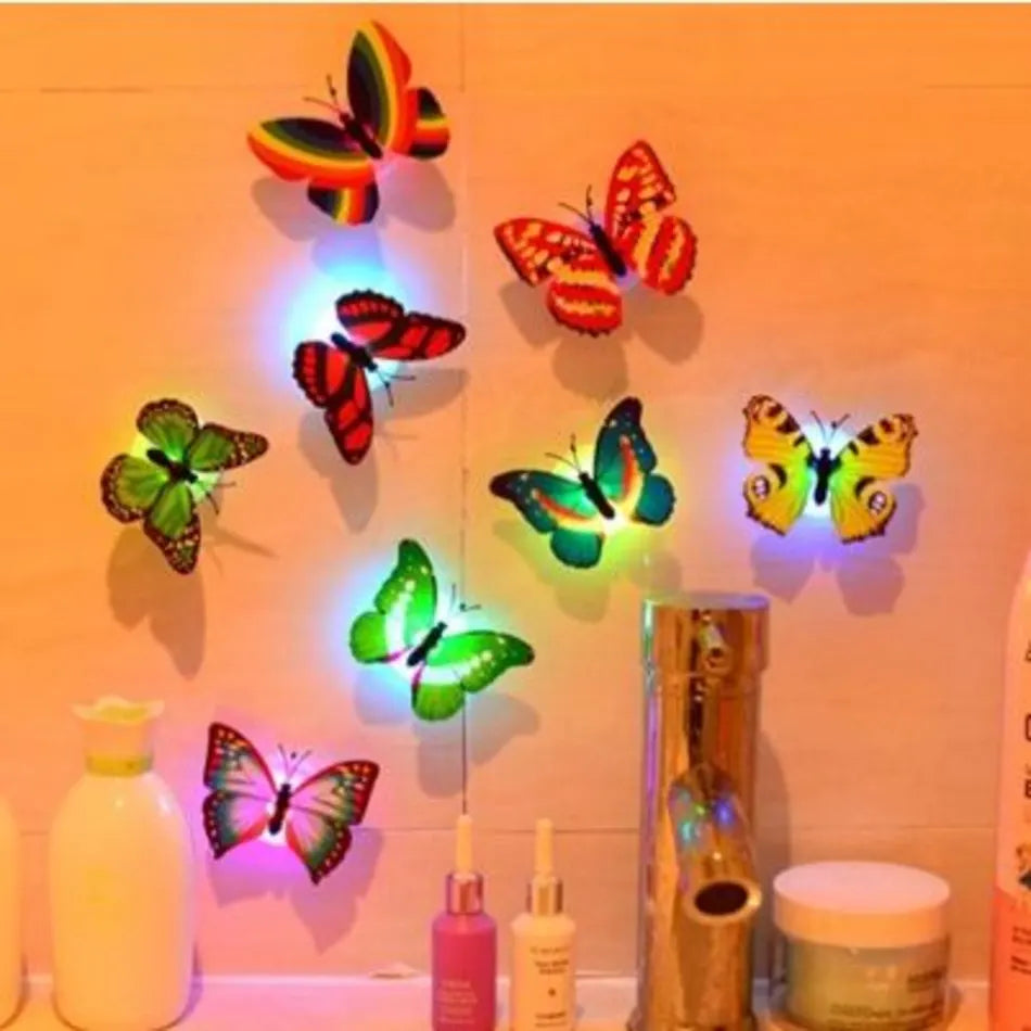 10-Pcs Butterfly LED Night Lights