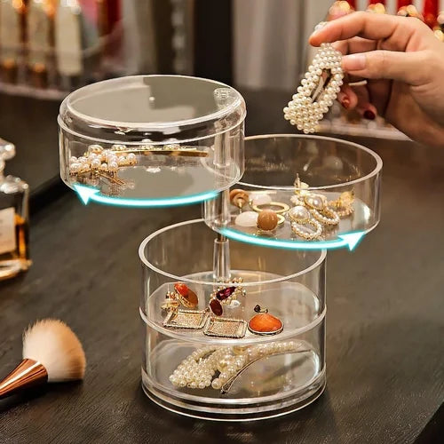 4-Tier Round Jewelry Storage